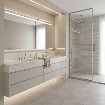 LX-Calacatta Silk Road Quartz Slab