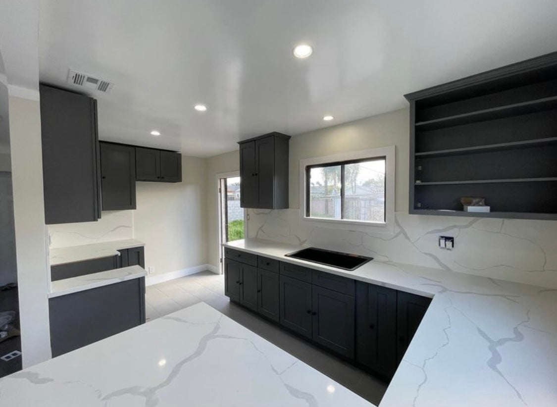 LX-Calacatta White Quartz Slab