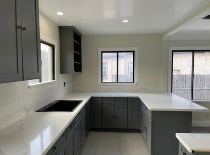 LX-Calacatta White Quartz Slab