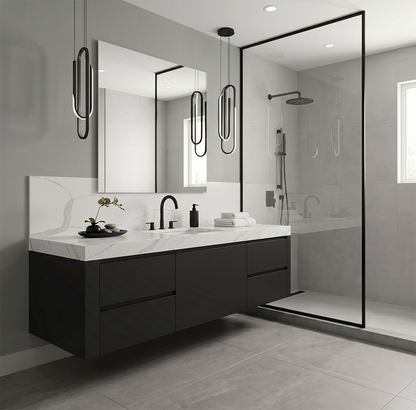 LX-Calacatta White Quartz Slab