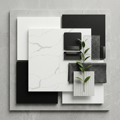 LX-Calacatta White Quartz Slab