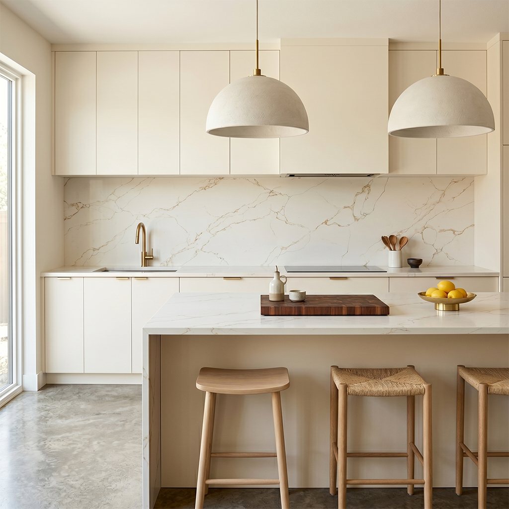 LX-Calacatte Haven Quartz Slab
