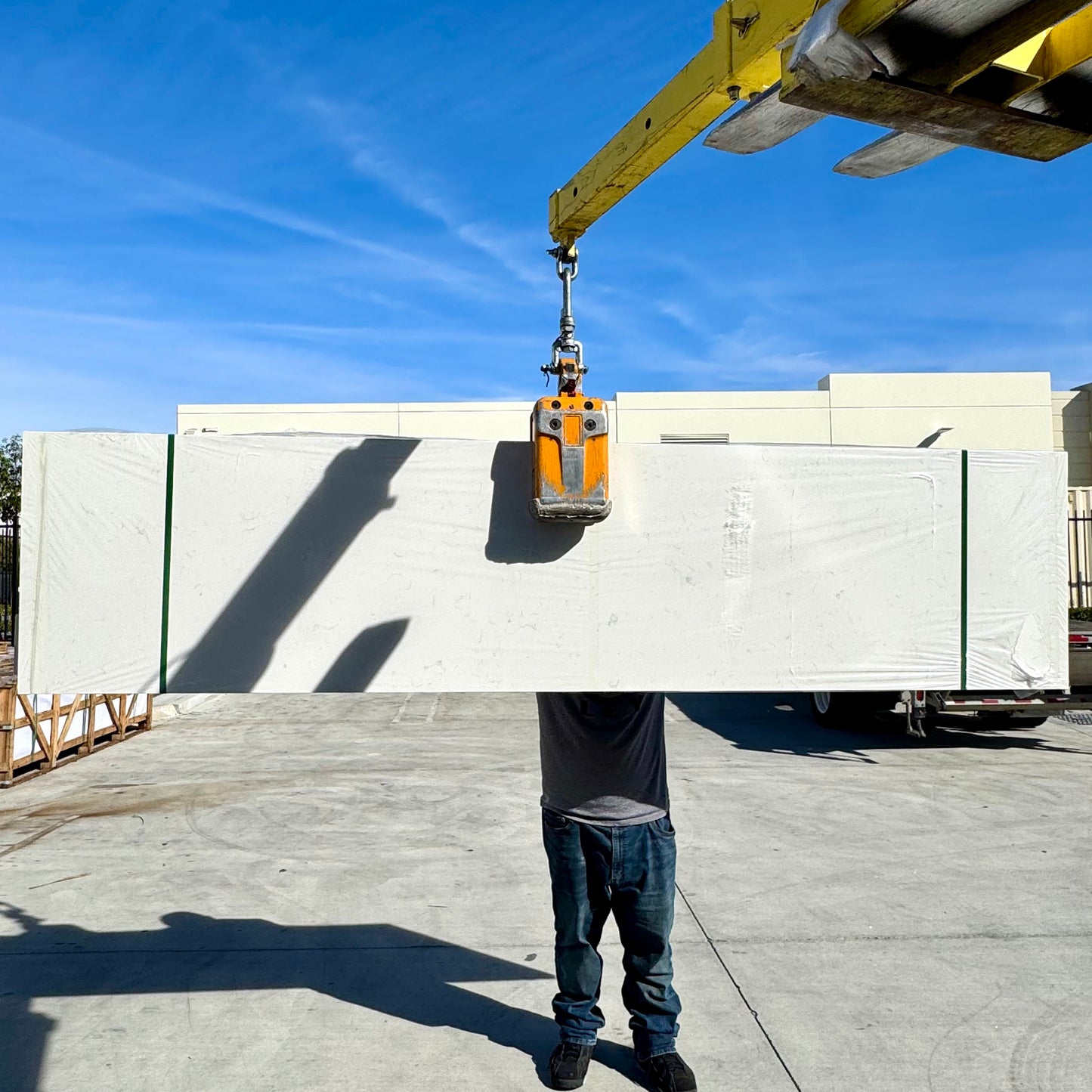 LX-Carrara Prime Quartz Slab