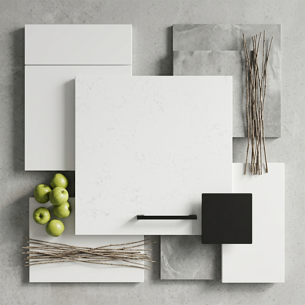 LX-Carrara Prime Quartz Slab