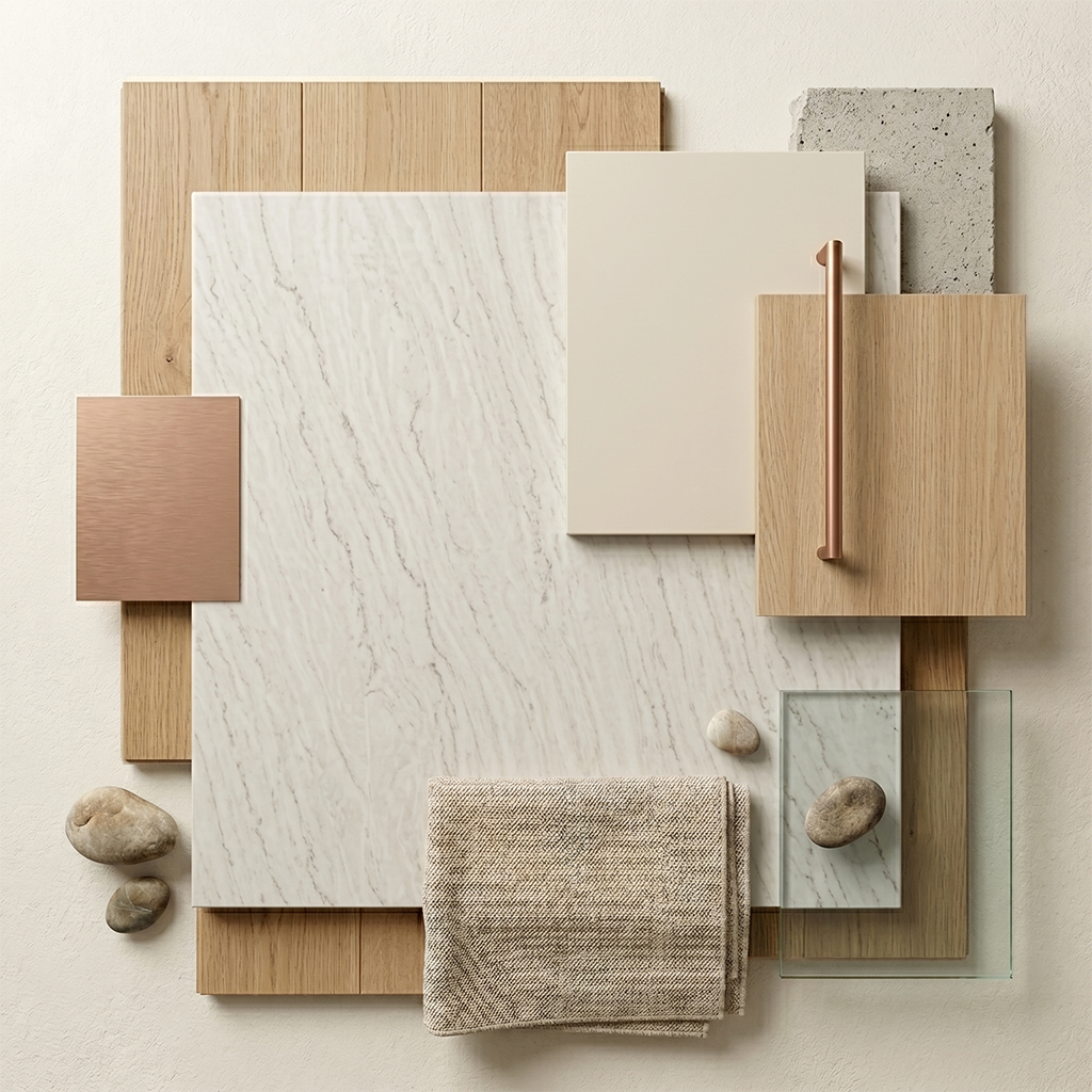 LX-Cloudlit Sheen Printed Surface Quartz Slab