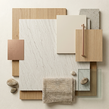 LX-Cloudlit Sheen Printed Surface Quartz Slab