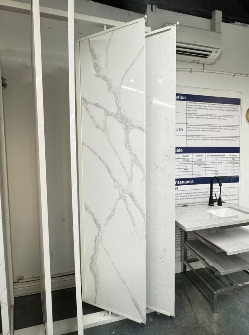 LX-Golden Mirage Quartz Slab