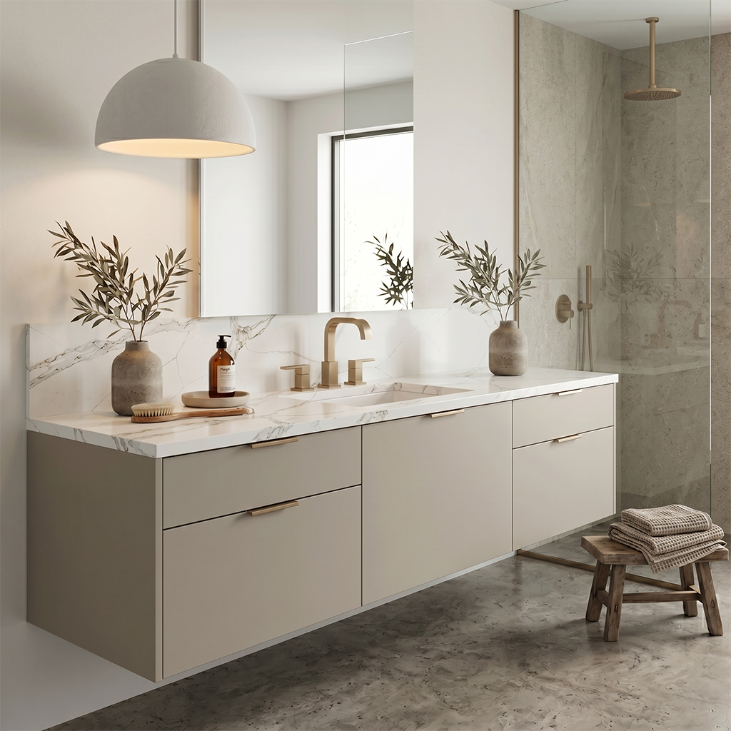 LX-Golden Mirage Quartz Slab