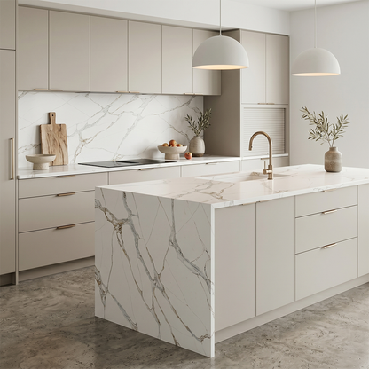 LX-Golden Mirage Quartz Slab