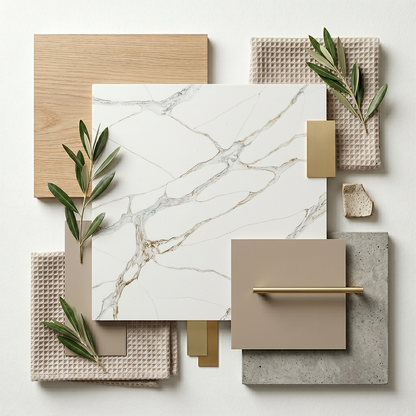 LX-Golden Mirage Quartz Slab