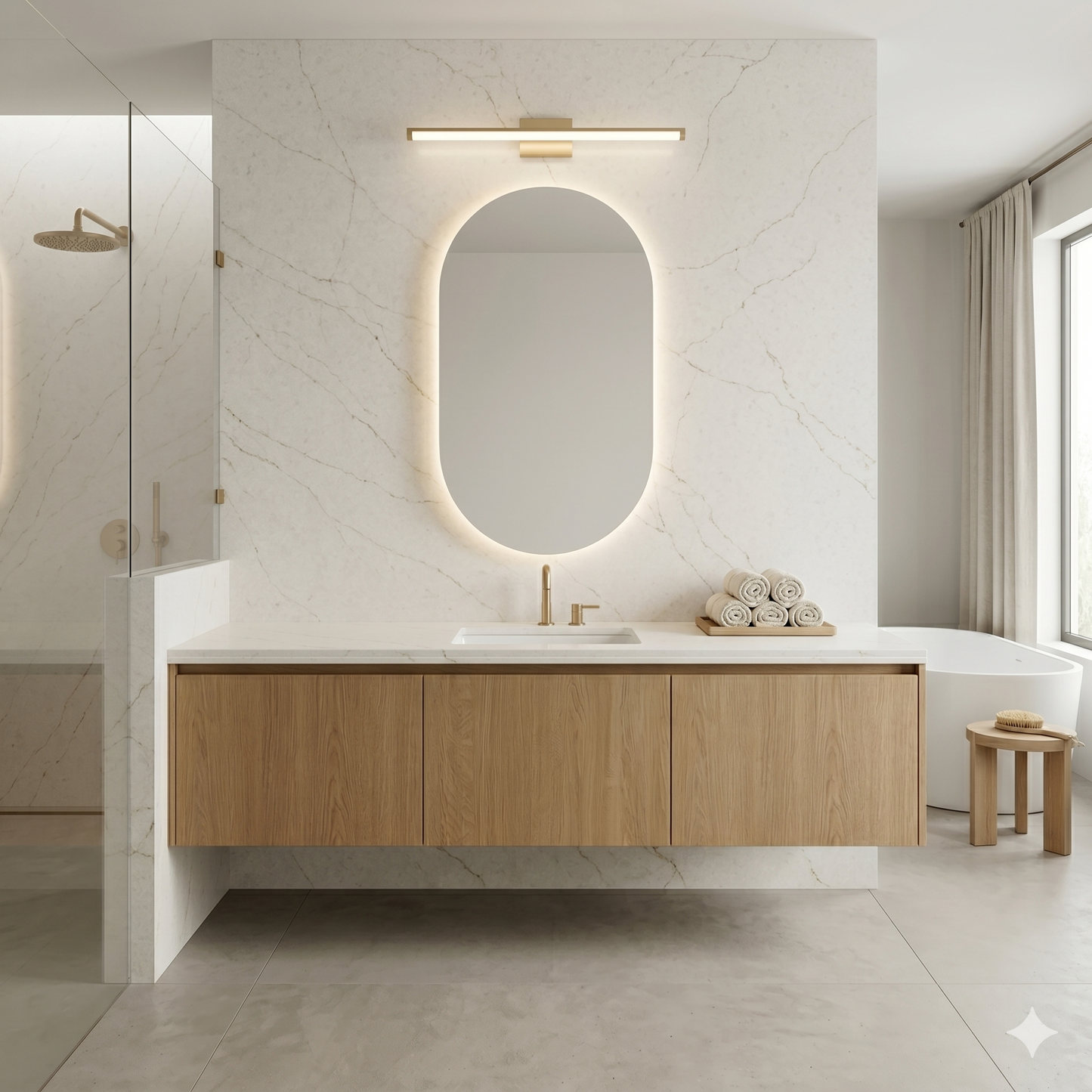 LX-Golden Mist Quartz Slab