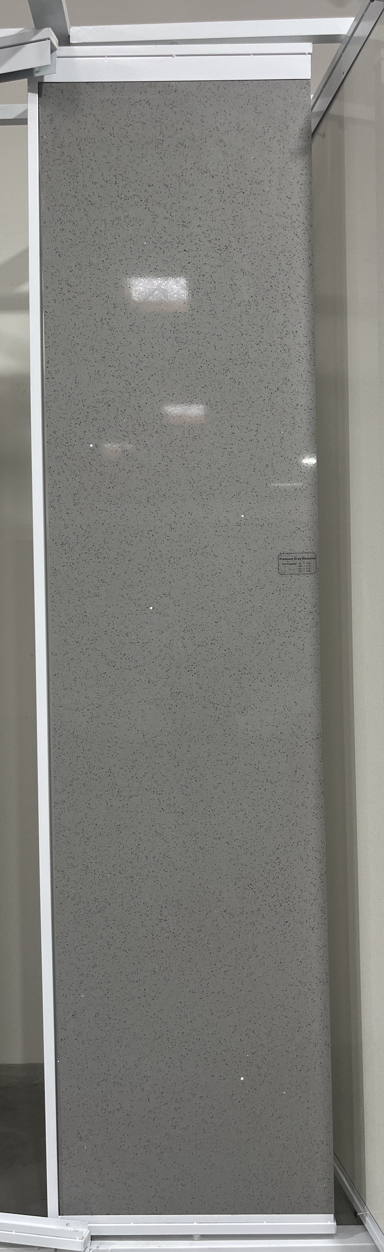 LX-Grey Diamond Quartz Slab