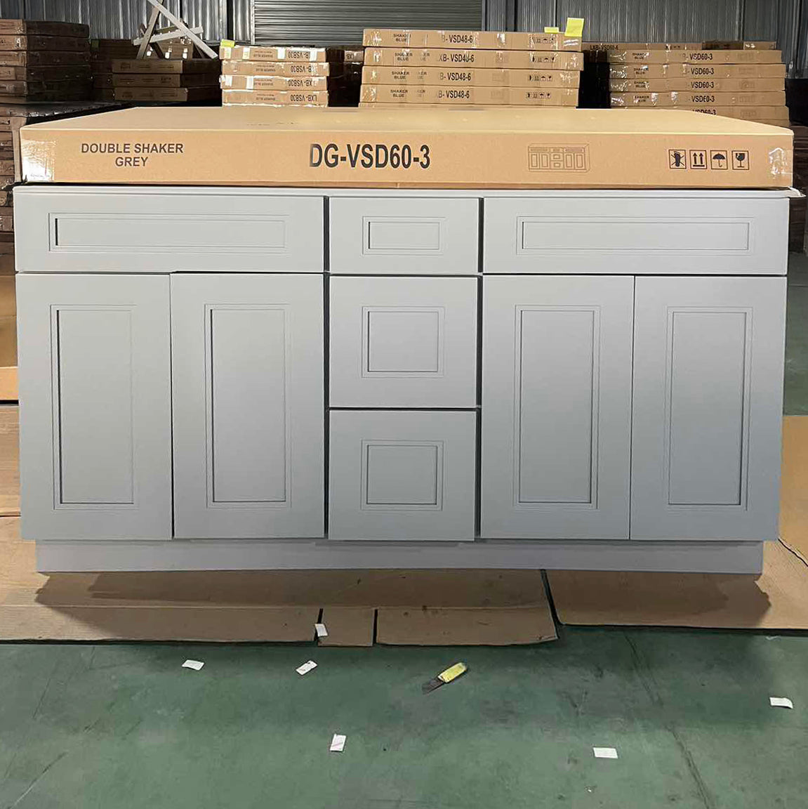 LX-Grey Double Shaker (Bathroom Vanity Only)