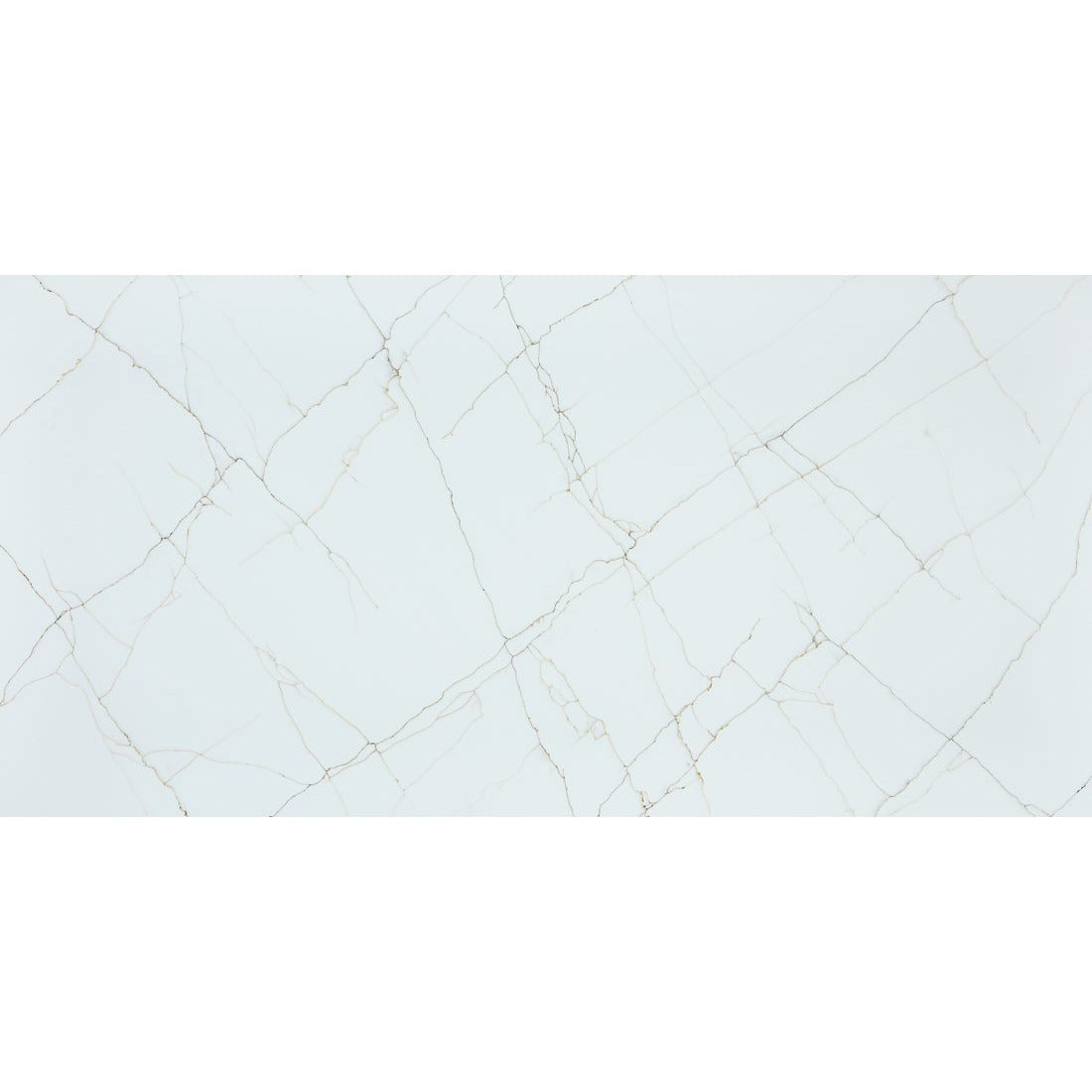 Hidden Aurum quartz slab, full 110 inch slab view