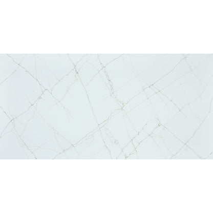 Hidden Aurum quartz slab, full 110 inch slab view