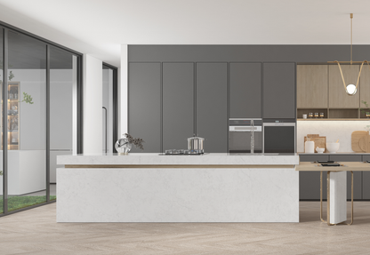 LX-Lunar Gleam Quartz Slab