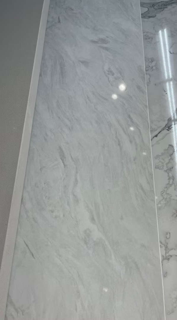 LX-Pearly Wisp Quartz Slab