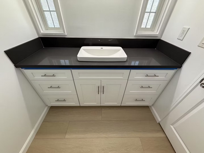 LX-Pure Black Quartz Slab