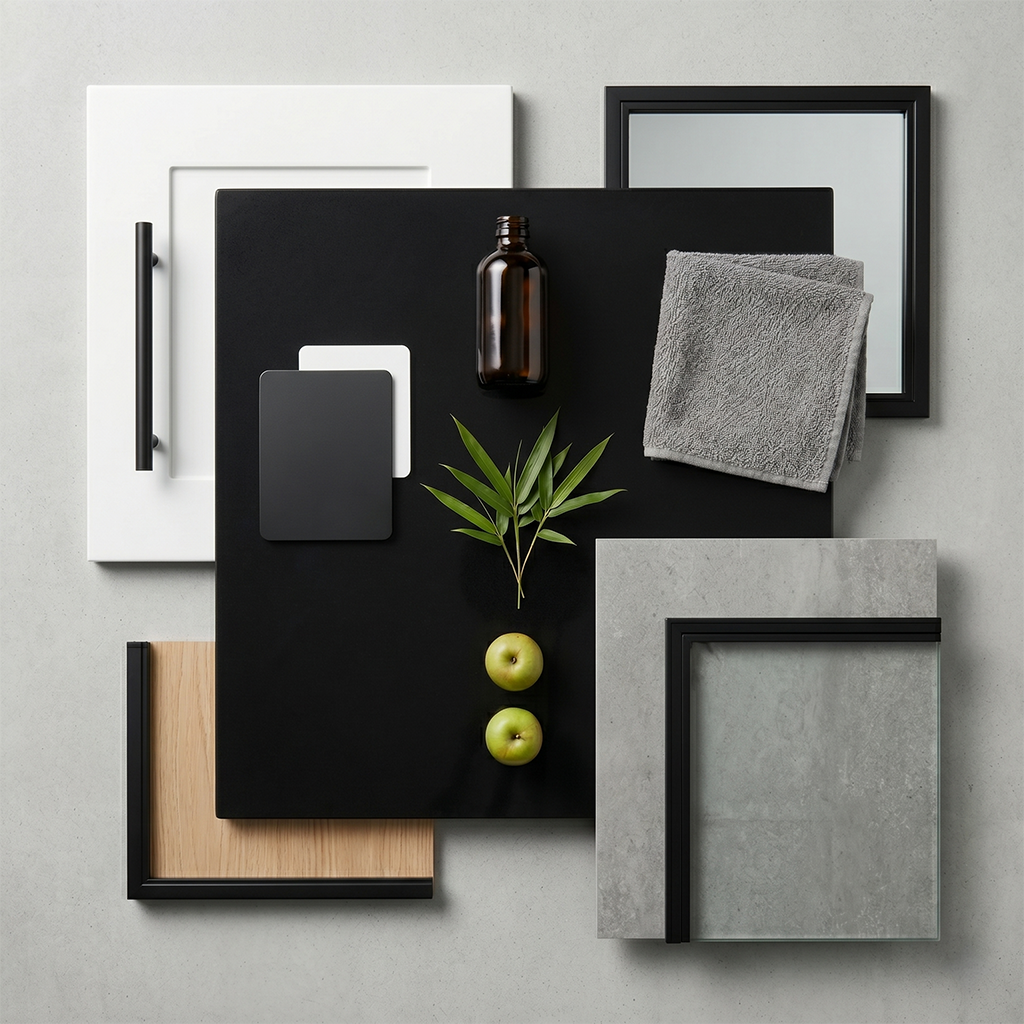 LX-Pure Black Quartz Slab