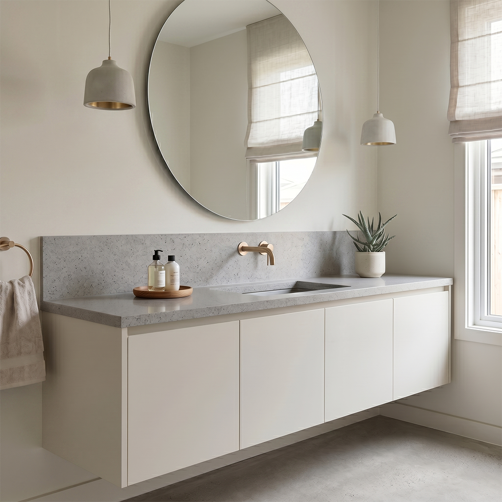 LX-Pure Grey Quartz Slab