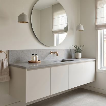 LX-Pure Grey Quartz Slab