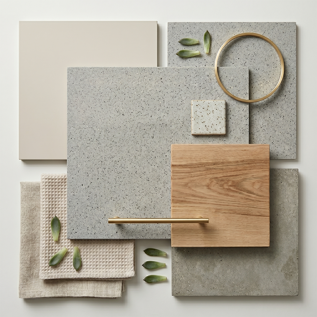 LX-Pure Grey Quartz Slab
