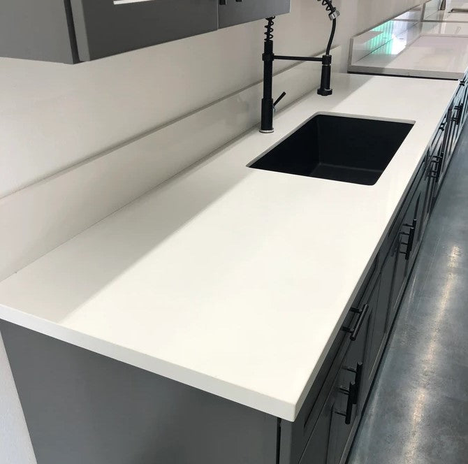 LX-Pure White Quartz Slab