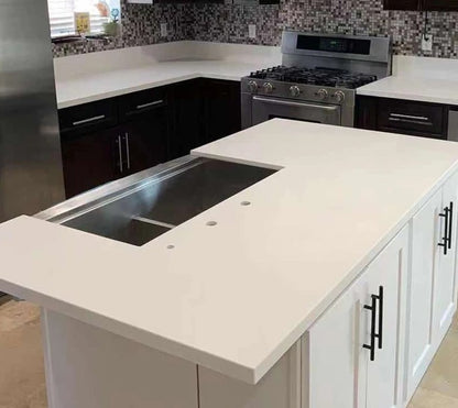 LX-Pure White Quartz Slab