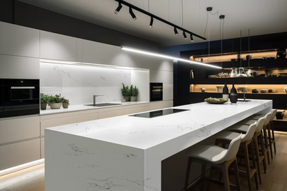 LX-Shadow Flow Quartz Slab
