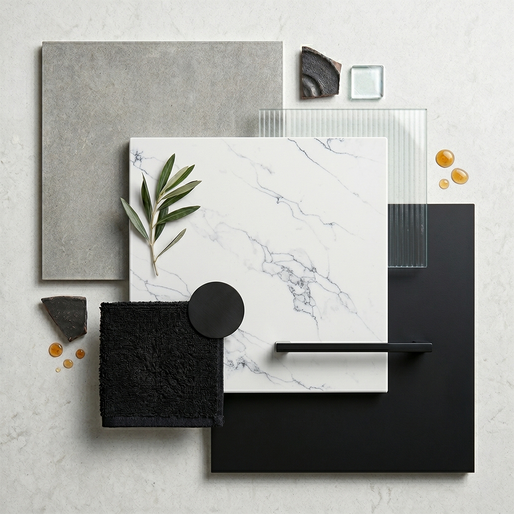 LX-Shadow Flow Quartz Slab