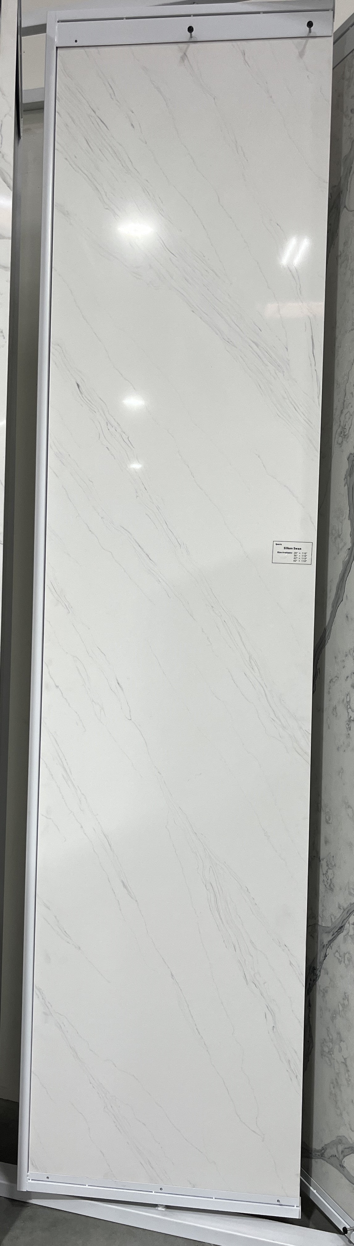 LX-Silken Swan Quartz Slab