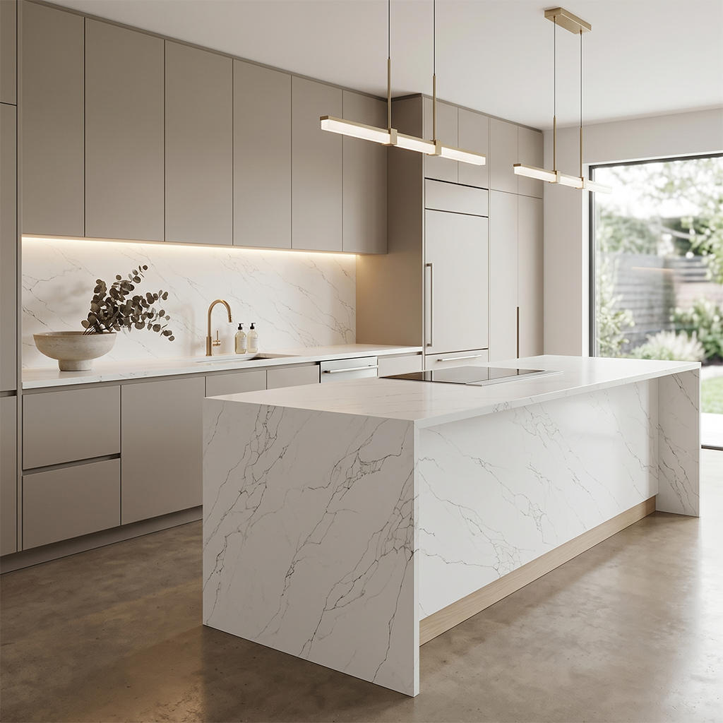 LX-Timeless Echo Quartz Slab
