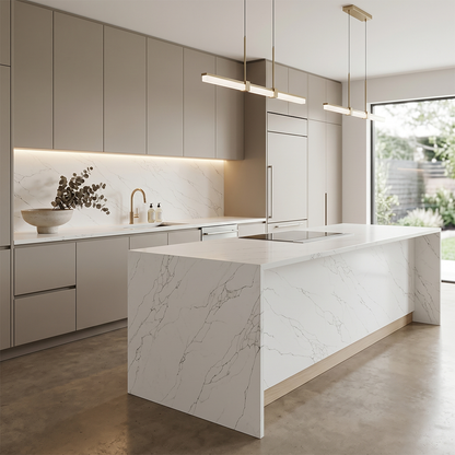 LX-Timeless Echo Quartz Slab