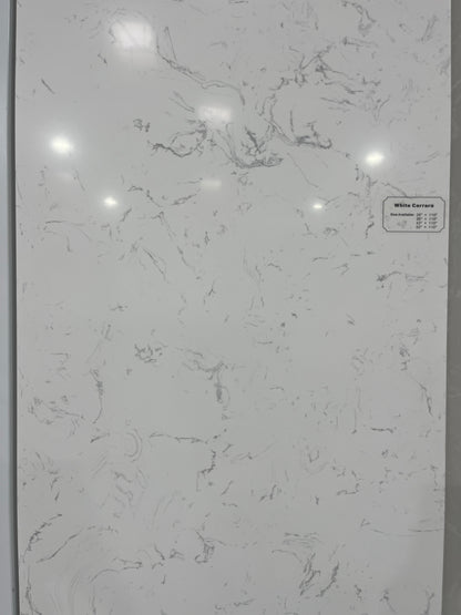 LX-White Carrara Engineered Marble Slab