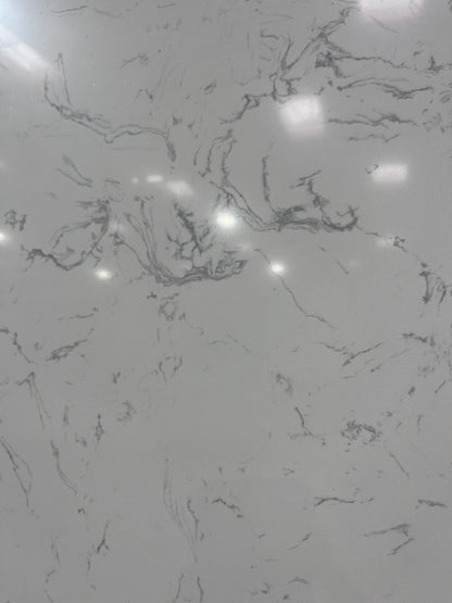LX-White Carrara Engineered Marble Slab