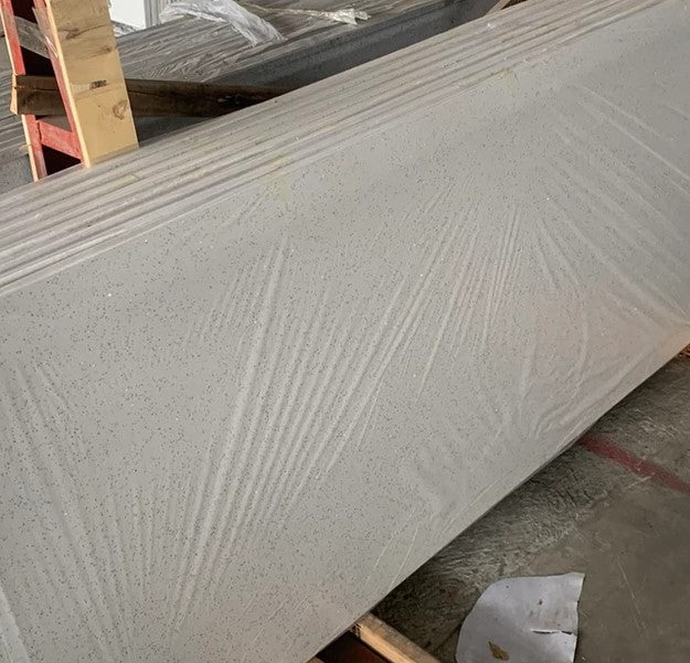 LX-White Diamond Quartz Slab