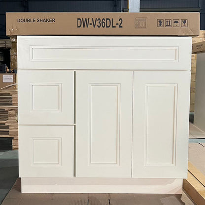 LX-White Double Shaker (Bathroom Vanity Only)