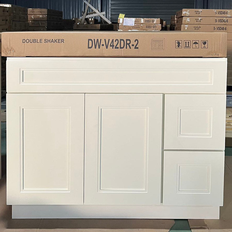 LX-White Double Shaker (Bathroom Vanity Only)