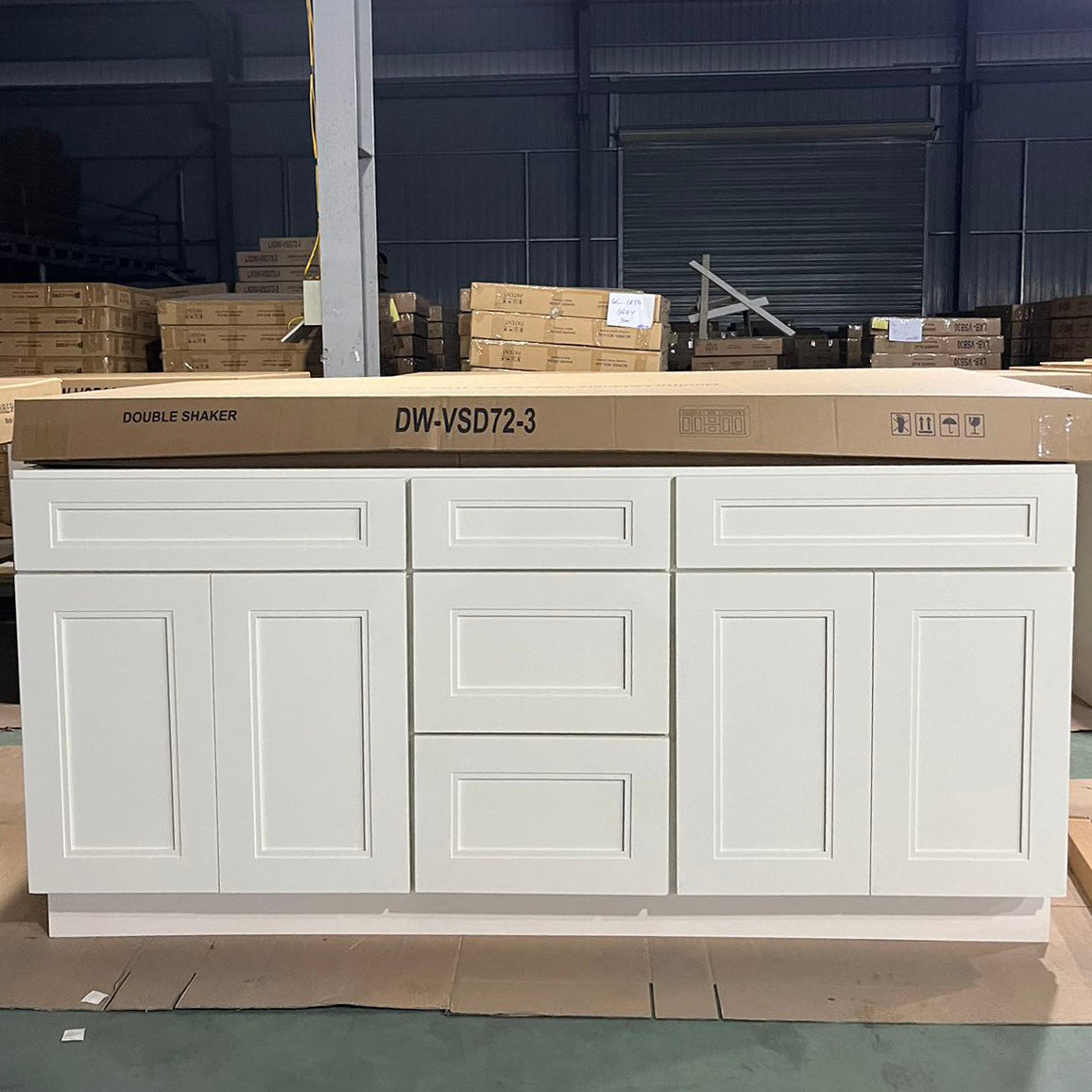 LX-White Double Shaker (Bathroom Vanity Only)