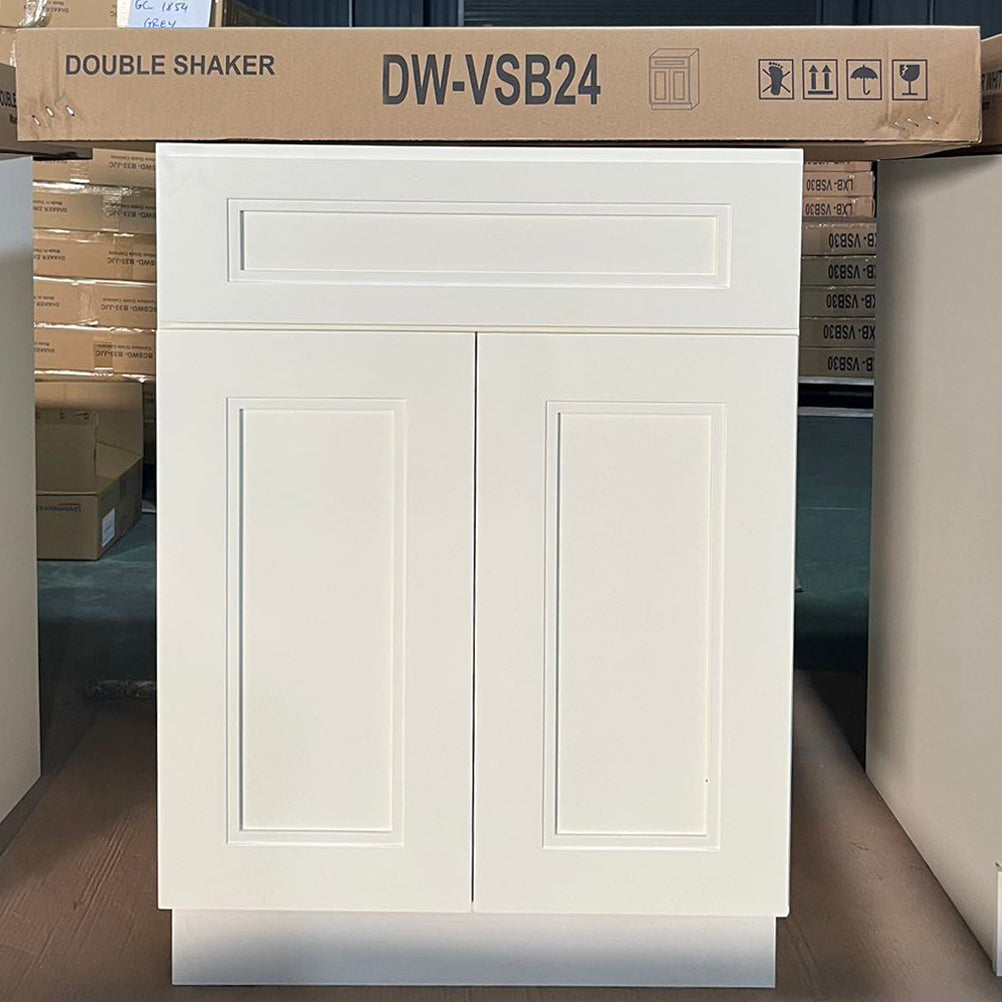 LX-White Double Shaker (Bathroom Vanity Only)