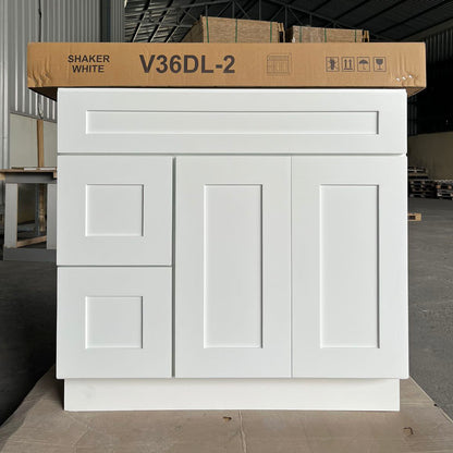 LX-White Shaker (Bathroom Vanity Only)