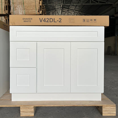 LX-White Shaker (Bathroom Vanity Only)