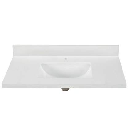Pure White Quartz Vanity Top