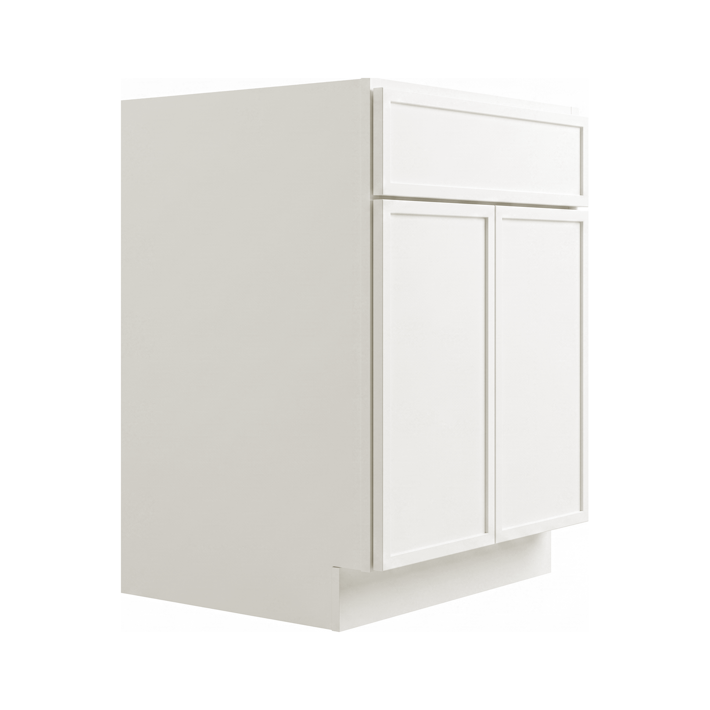 RTA Cream Slim Shaker 24" Freestanding Bathroom Vanity Sink Base