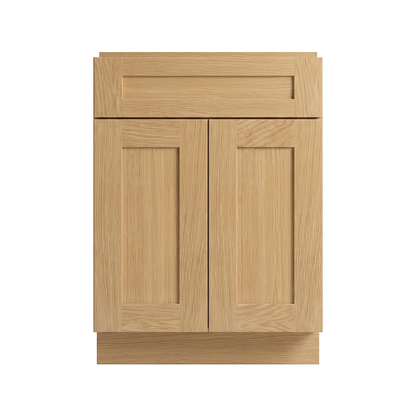 RTA Dune Oak Shaker 24" Freestanding Bathroom Vanity Sink Base