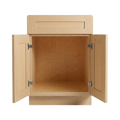 RTA Dune Oak Shaker 24" Freestanding Bathroom Vanity Sink Base