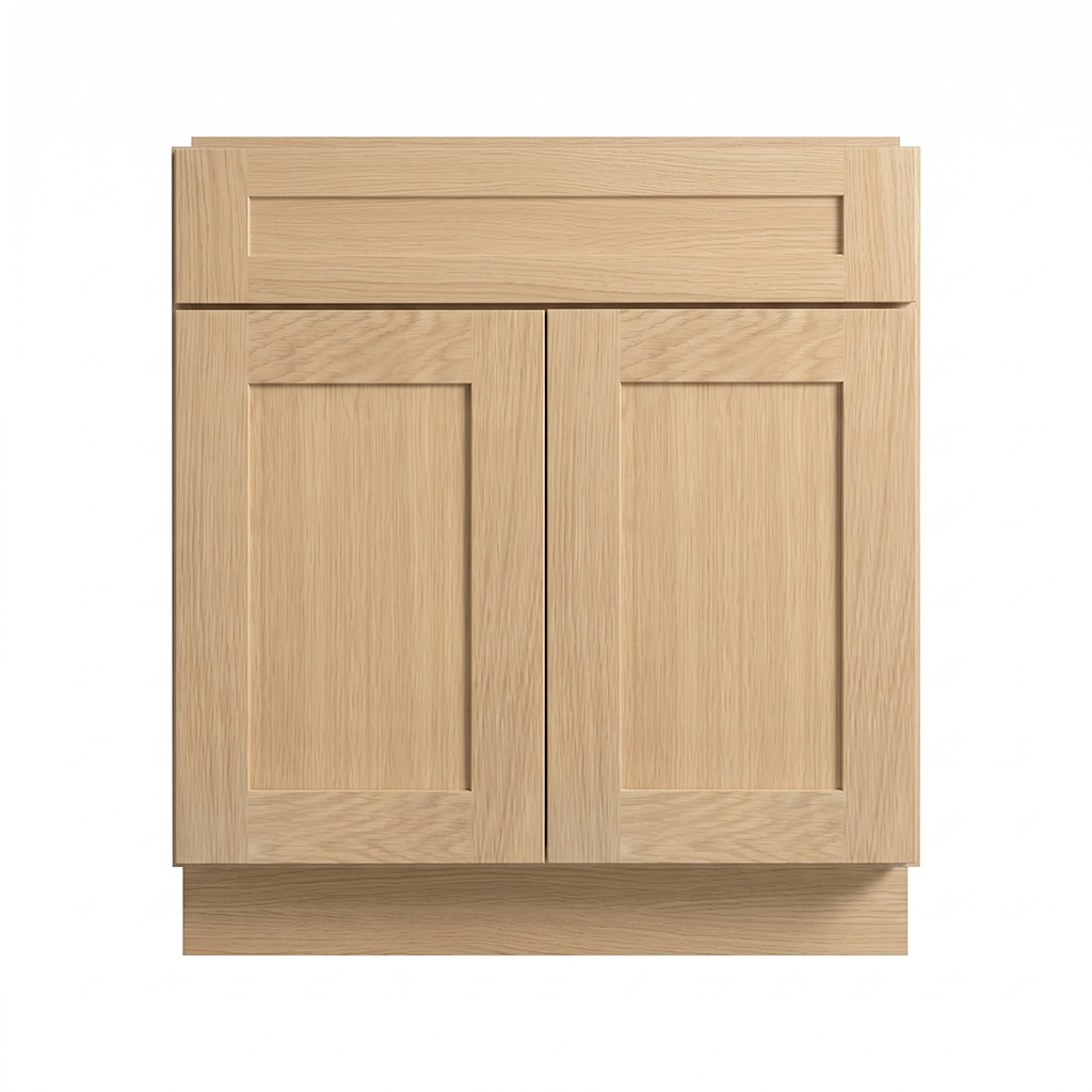 RTA Dune Oak Shaker 30" Freestanding Bathroom Vanity Sink Base