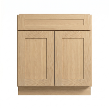 RTA Dune Oak Shaker 30" Freestanding Bathroom Vanity Sink Base