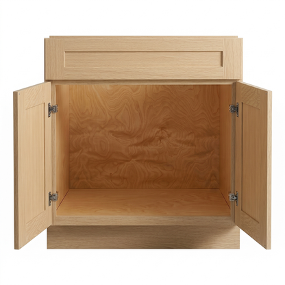 RTA Dune Oak Shaker 30" Freestanding Bathroom Vanity Sink Base