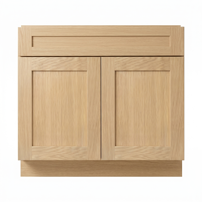 RTA Dune Oak Shaker 36" Freestanding Bathroom Vanity Sink Base